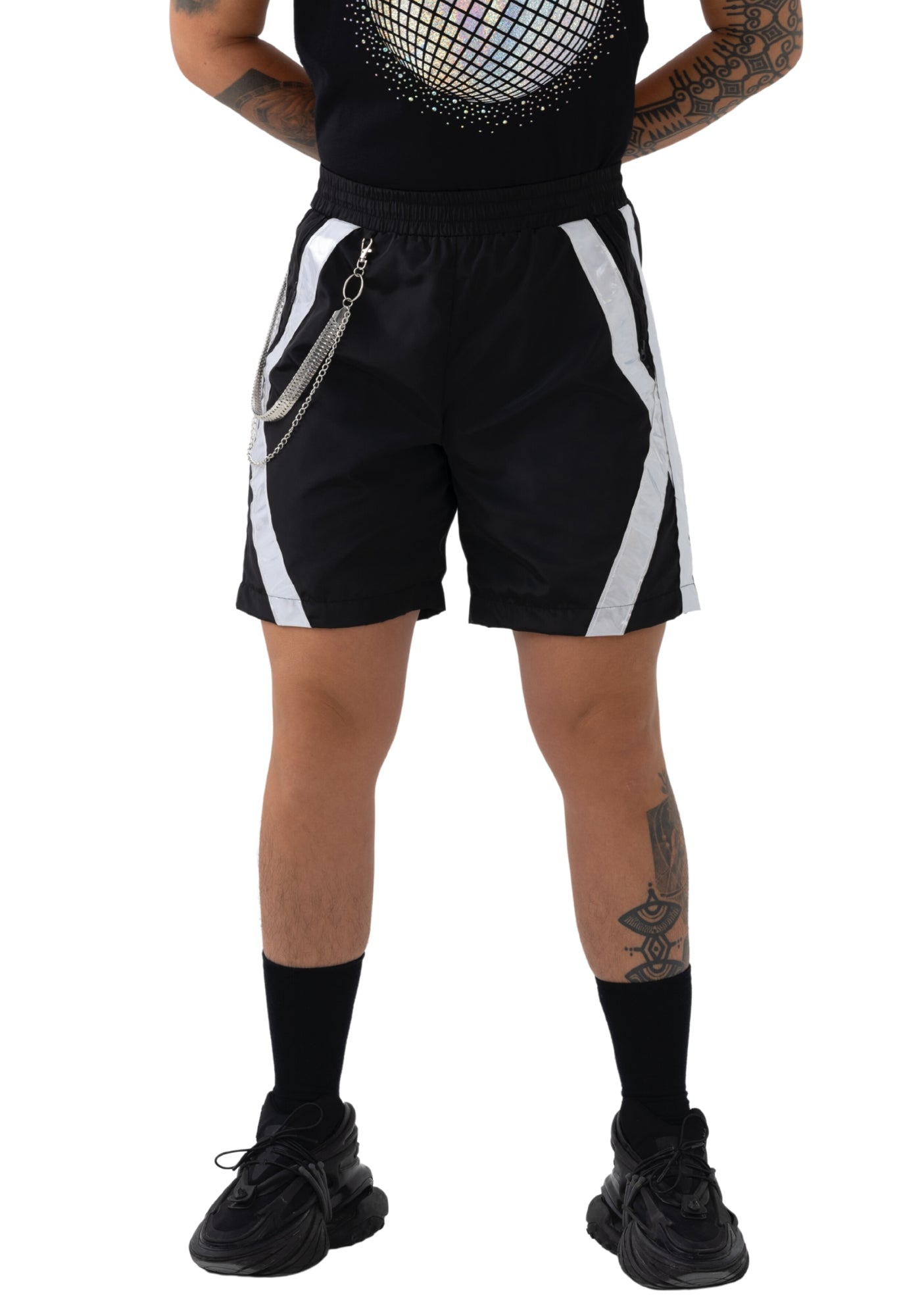 Reflective Disco Men Shorts