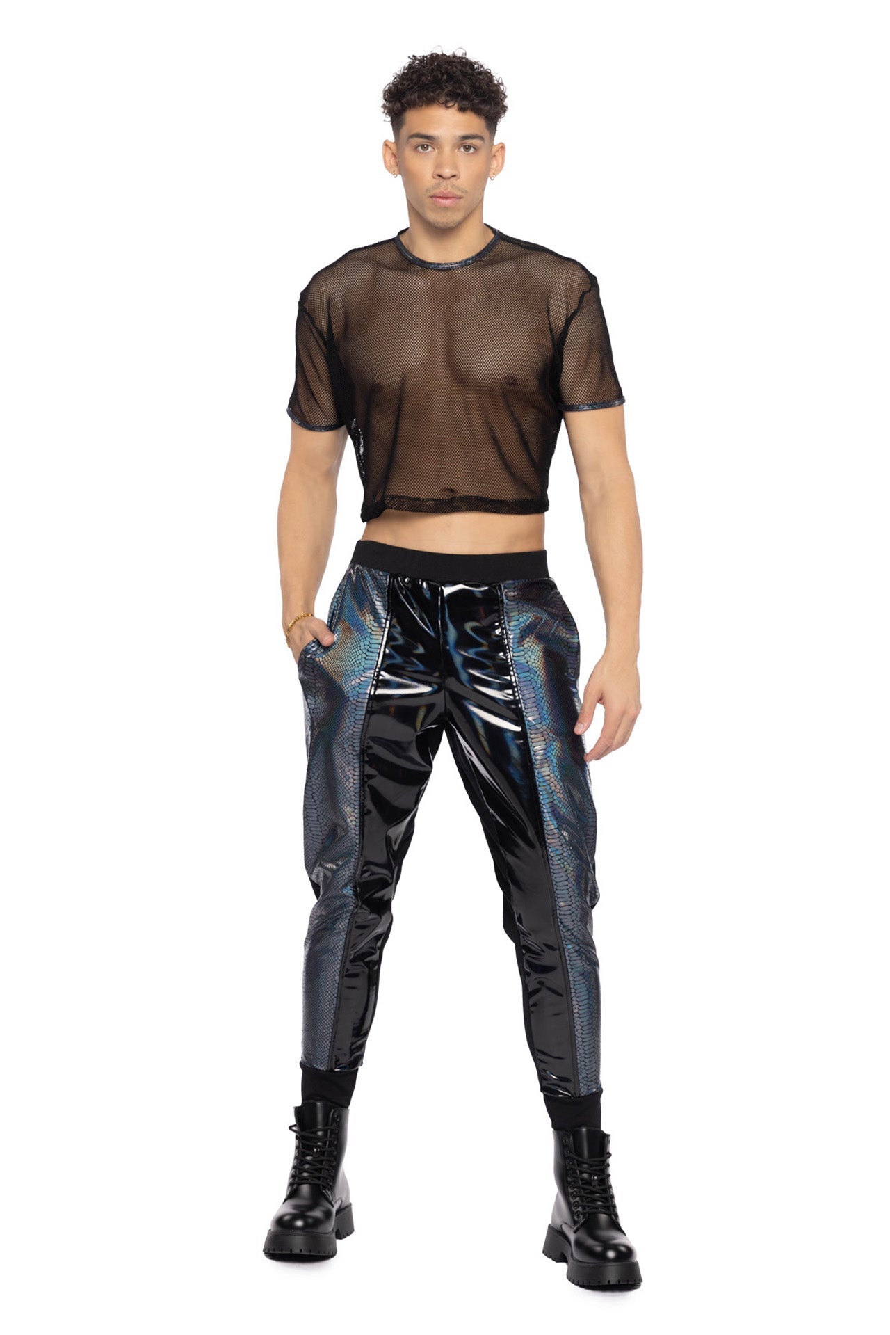 JR153 - Men's Python & PVC Unisex Jogger