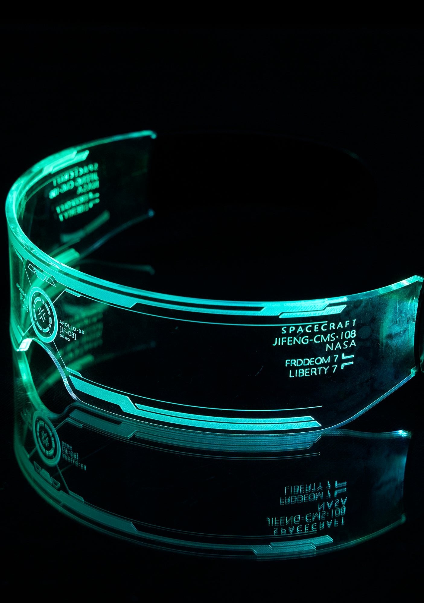 Led Visor Glasses - Only Rave